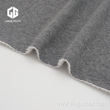 TC Light Grey Melange Velvet Feel Fabric